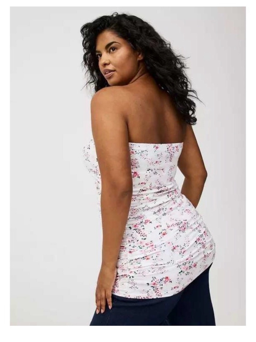 Torrid Floral Foxy Tube Top